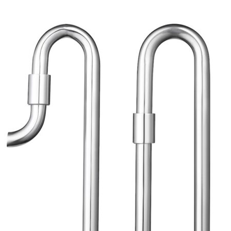 Metall Ein- und Ausstrahlrohr L (16/22 mm)