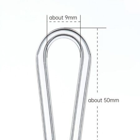 U-Clip M (bis 8 mm) 4-teilig