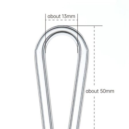 U-Clip L (bis 12 mm) 4-teilig