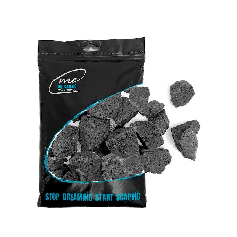 me nature nano detail black fuji lava stone (2kg) Me Nature Nano Detail Black Fuji Lava Stone (2kg)