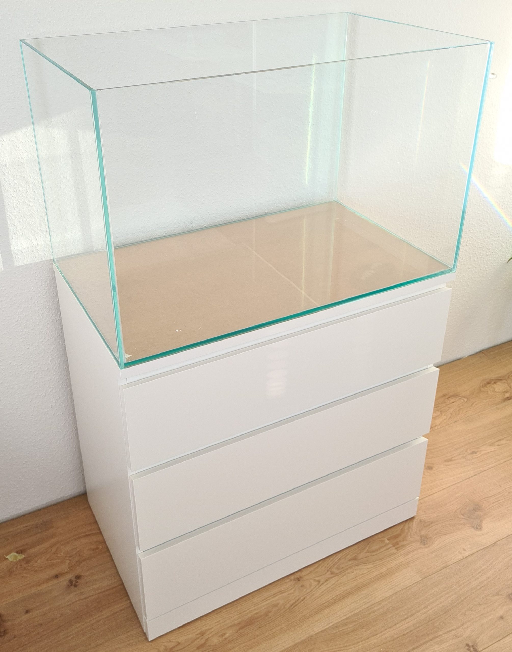 weißglas aquarium 80x45x55cm (lxtxh) 198l (auf lager in plz 31555) weißglas aquarium 80x45x55cm (lxtxh) 198l (auf lager in plz 31555)