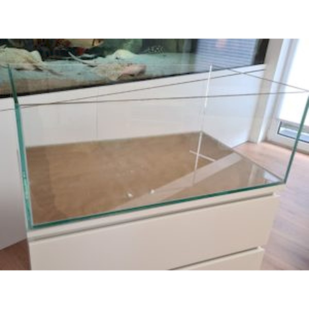 weißglas aquarium 100x50x30cm (lxtxh) 150l neu (auf lager in plz 31555)