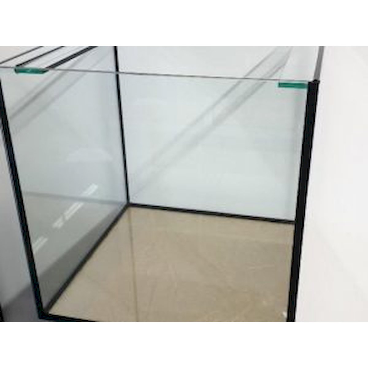 aquarium 50x50x50cm (lxtxh) 125l würfel schwarzes silikon (auf lager in plz 31555)