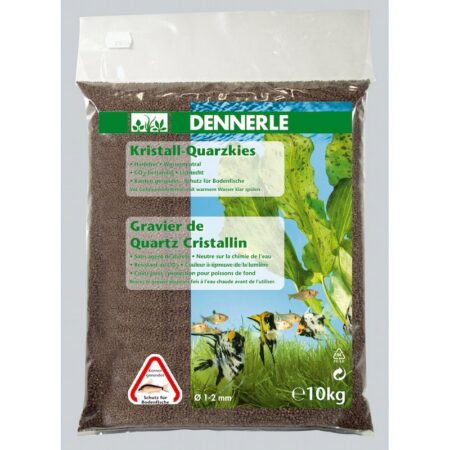 Kristall-Quarzkies dunkelbraun 1-2 mm (10 kg)