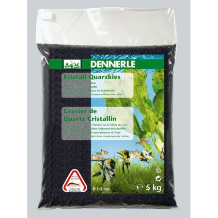 Kristall-Quarzkies diamantschwarz 1-2 mm (5 kg)