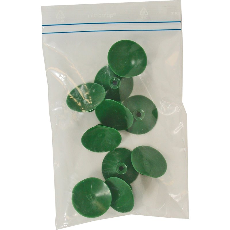 Haftsauger grün für CO2-Diffusionsrohr