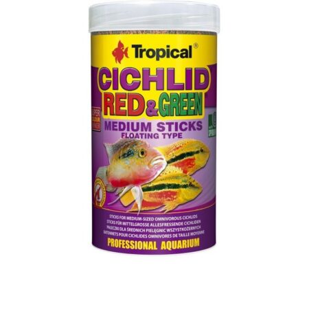Cichlid Red&Green Medium Sticks (250 ml)