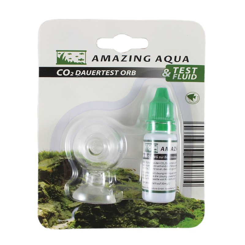 Glas CO2 Indikator Orb