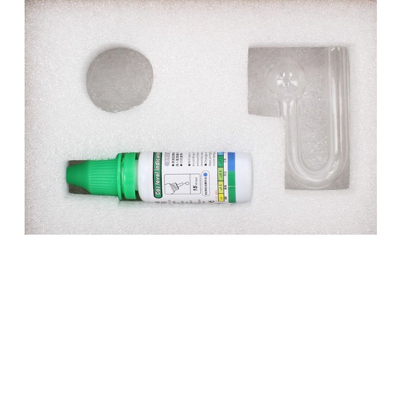 Glas CO2 Indikator Clip