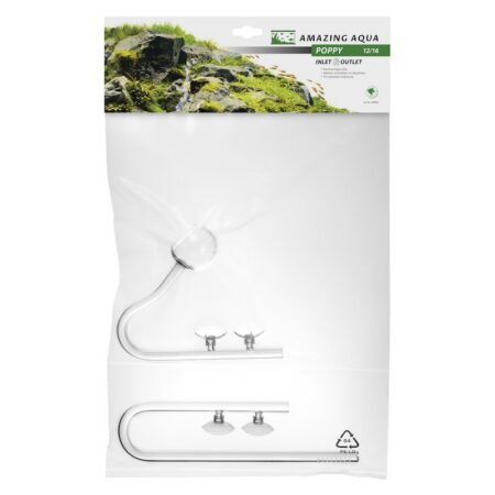 Glas Ein-/Auslass Poppy (12 mm)