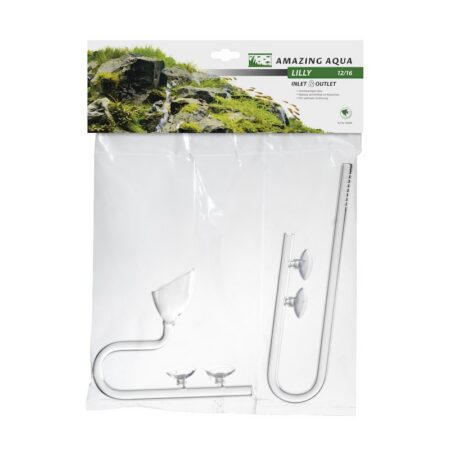 Glas Ein-/Auslass Lilly (12 mm)