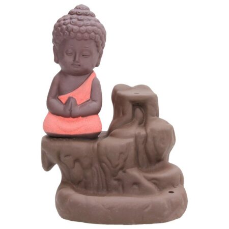 Buddha feed the Shrimp pink