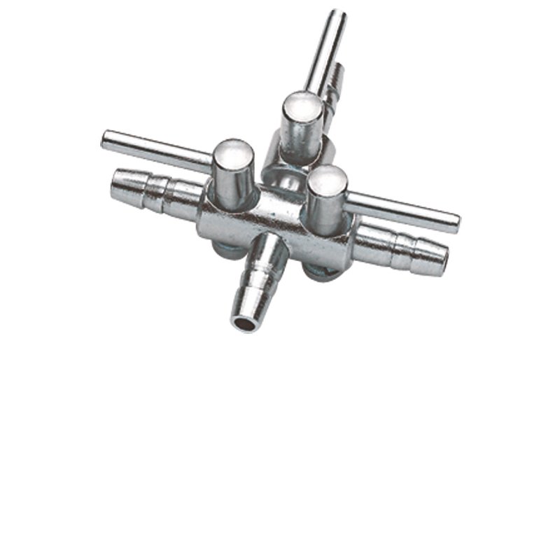 Metalllufthahn 3-Wege (4/6 mm) SB