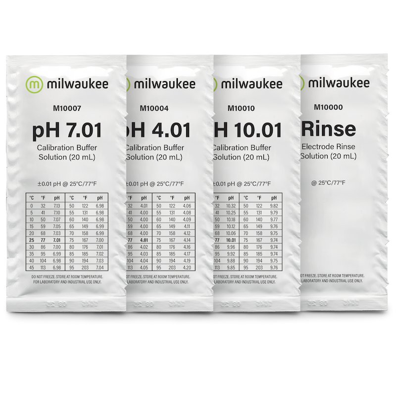 M1000AB Starter Pack PH Puffer Lösungen (25 x 20 ml)